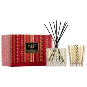 Holiday Classic Candle & Reed Diffuser Set